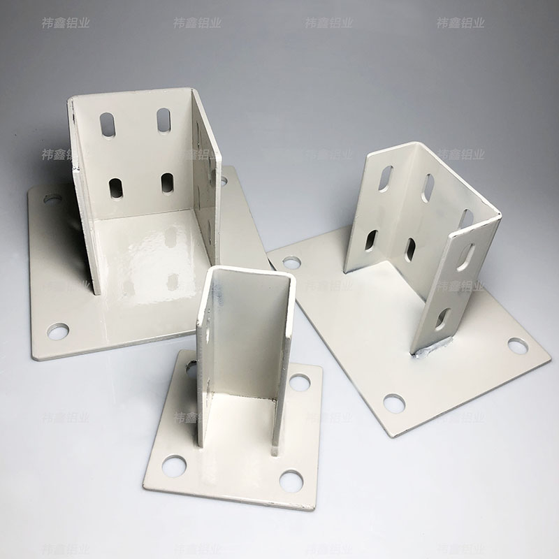 祎鑫工业铝型材配件 四方地脚坐 图1